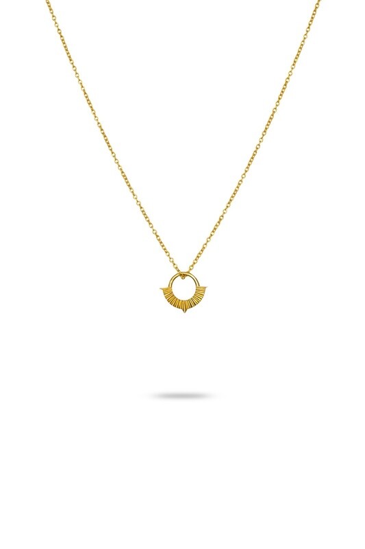 Gold Wren Necklace - 2445