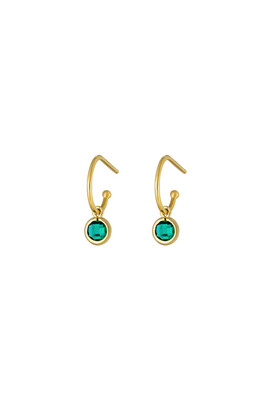 Emerald Spirit Earrings - 2466