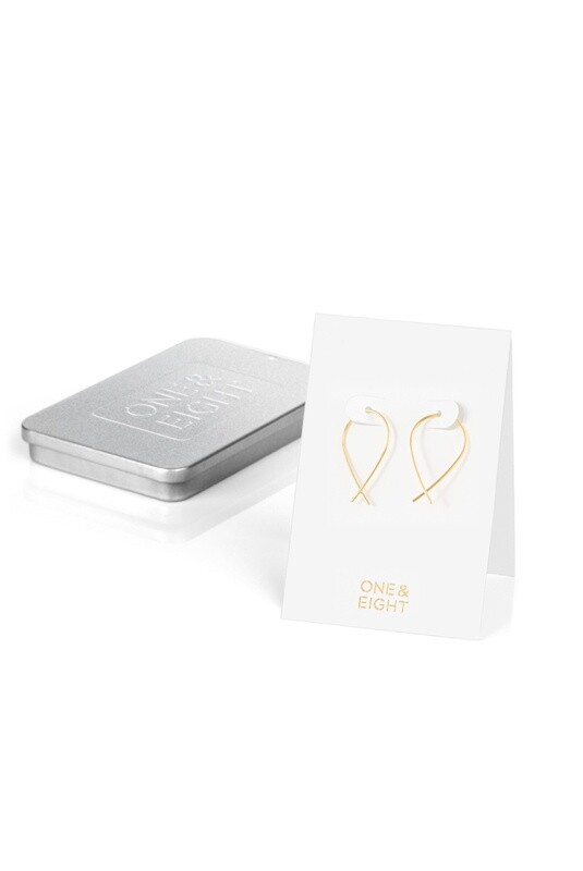 Mini Crossover Earrings - 3023