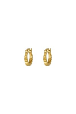 Wren Hinged Hoop Earrings - 2494