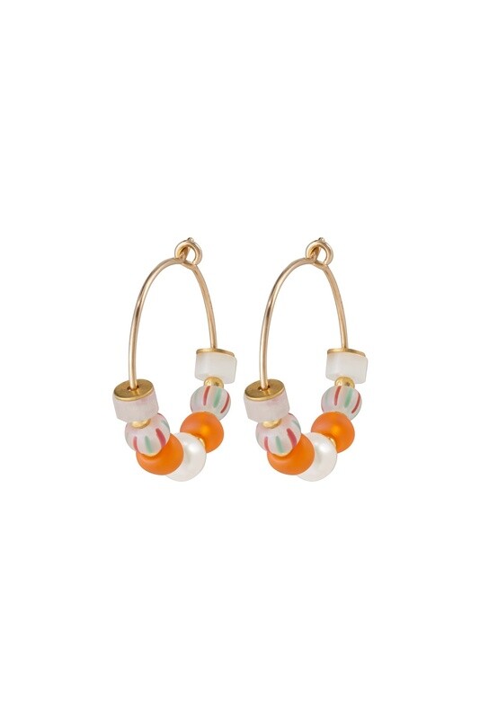 Beach Break Hoop Earrings - 2505