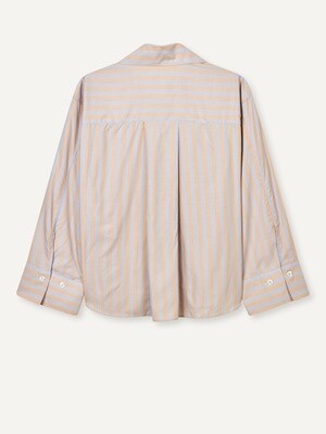 Dusty Blue Stripe Mercy Shirt