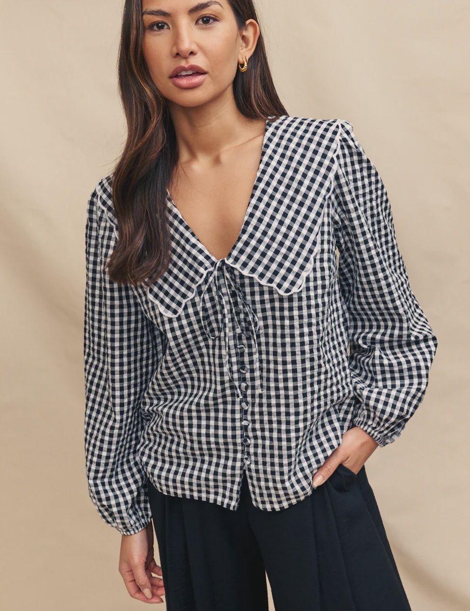 Birdie Gingham Blouse