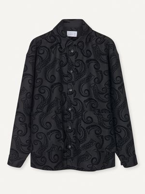 Black Print Venture Jacket