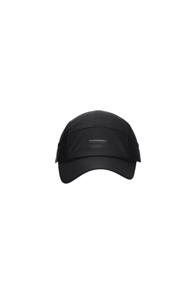5 Panel Cap, Colour: Black