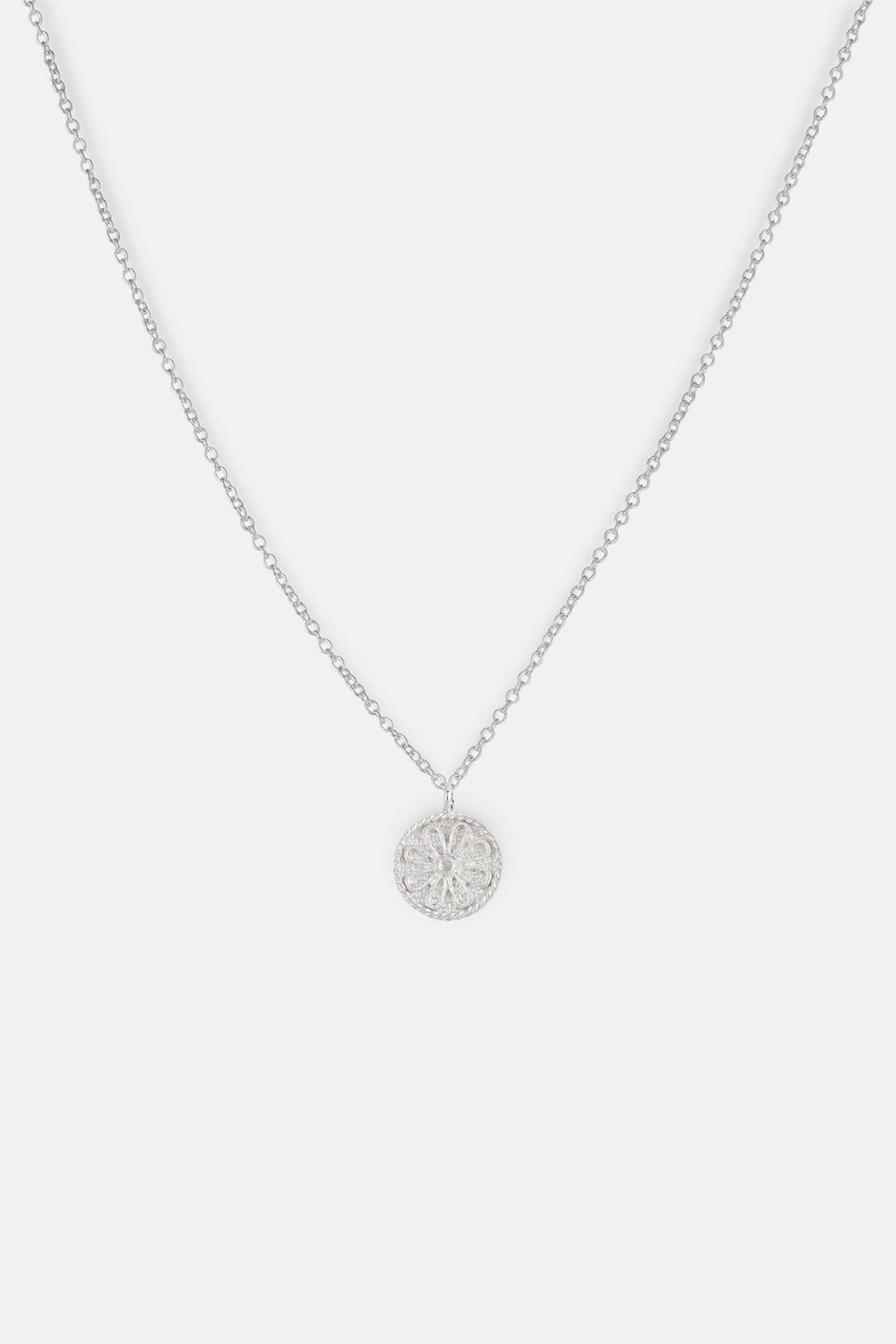 Silver Daisy Necklace - 2630