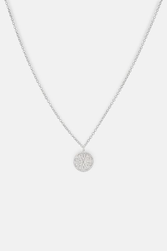 Silver Daisy Necklace - 2630