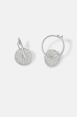 Silver Daisy Earrings - 2618