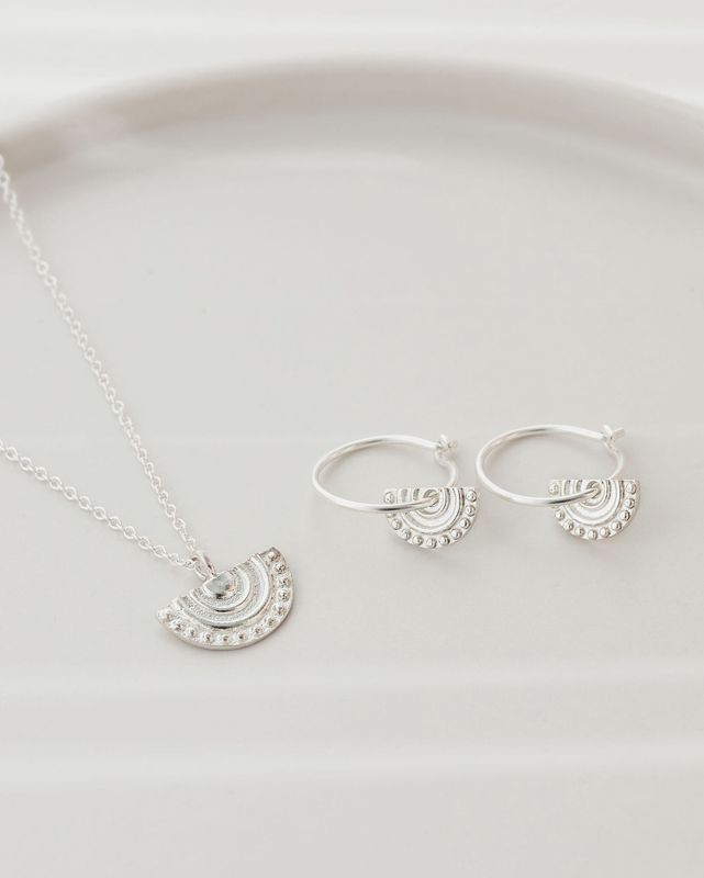 Silver Delphi Earrings - 2562