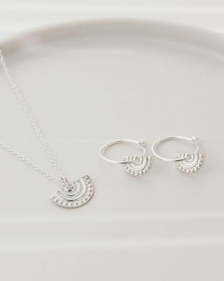 Silver Delphi Earrings - 2562