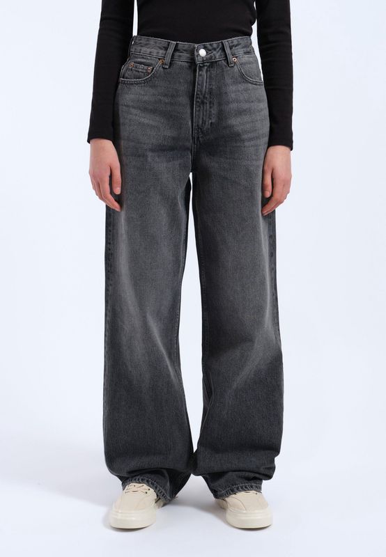 Mid-Grey Used Donna Jeans