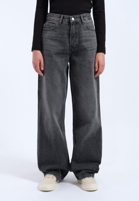 Mid-Grey Used Donna Jeans