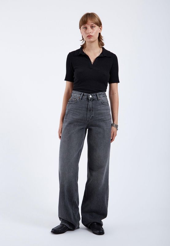 Mid-Grey Used Donna Jeans