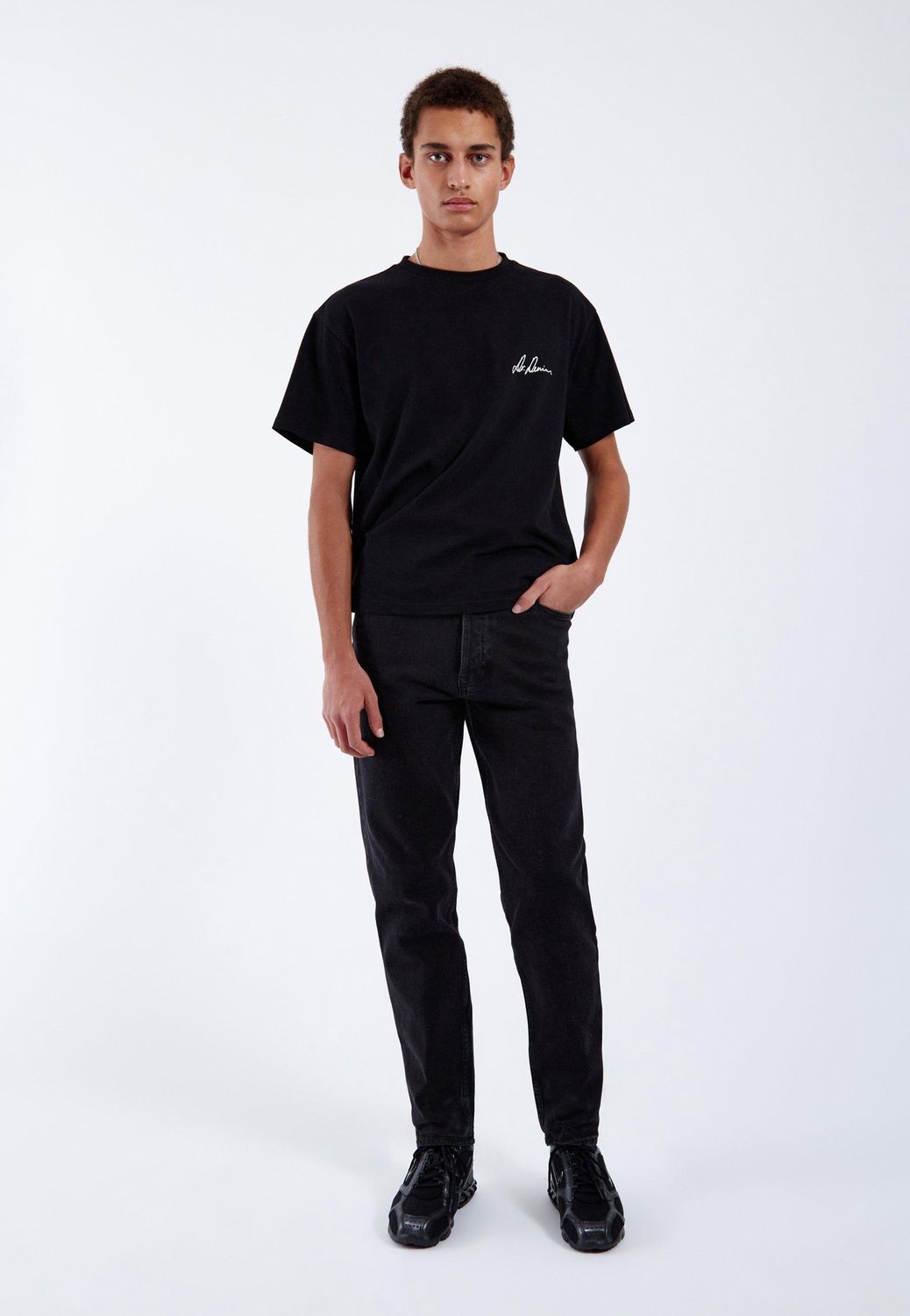 Tar Black Used Rush Jeans