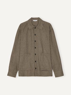 Taupe Check Venture Overshirt