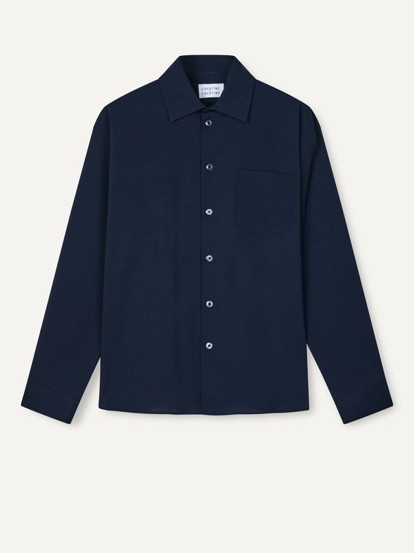 Navy Record Shirt