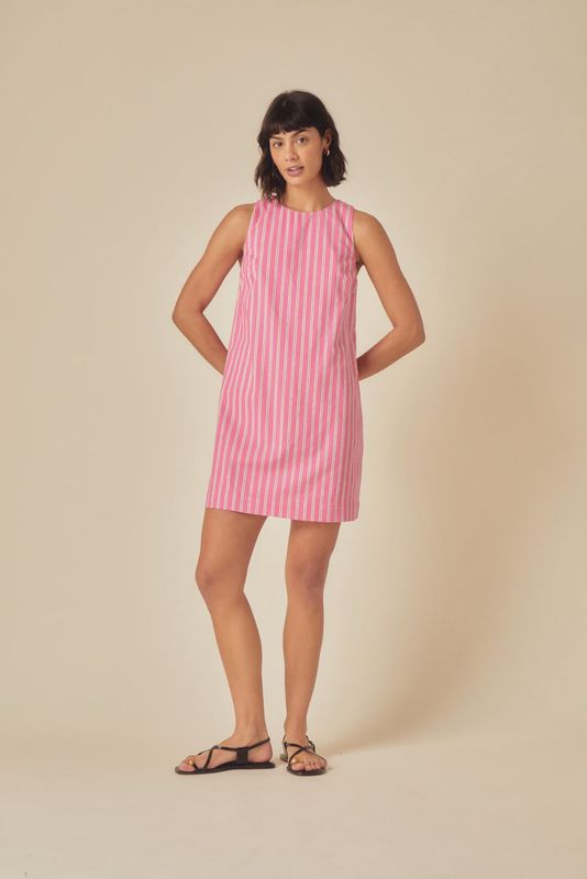 Palermo Striped Mini Dress
