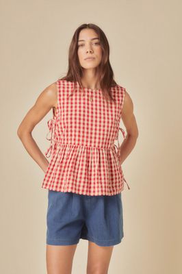 Valerie Gingham Top