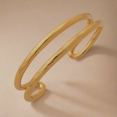 Double Hammered Molten Cuff