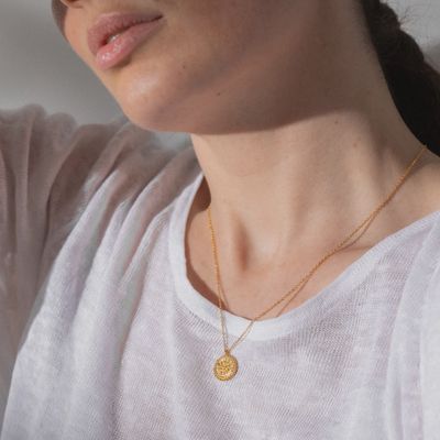 Gold Gaia Necklace - 2703