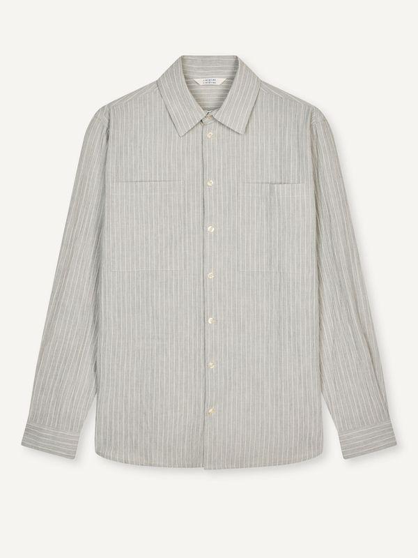 Light Grey Pinstripe Canyon Shirt
