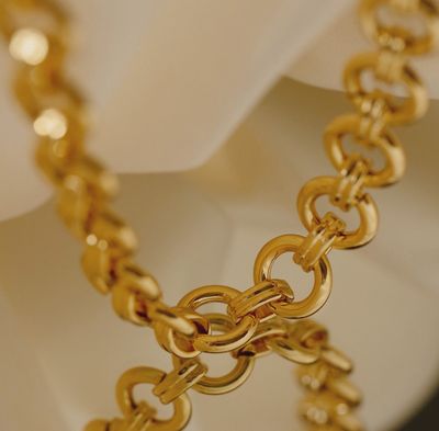 Round Link Chain Necklace