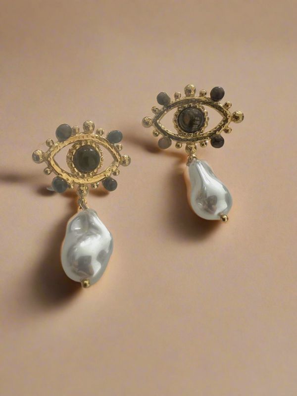 Tiger&#39;s Eye Earrings