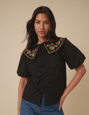 Joplin Embroidered Blouse