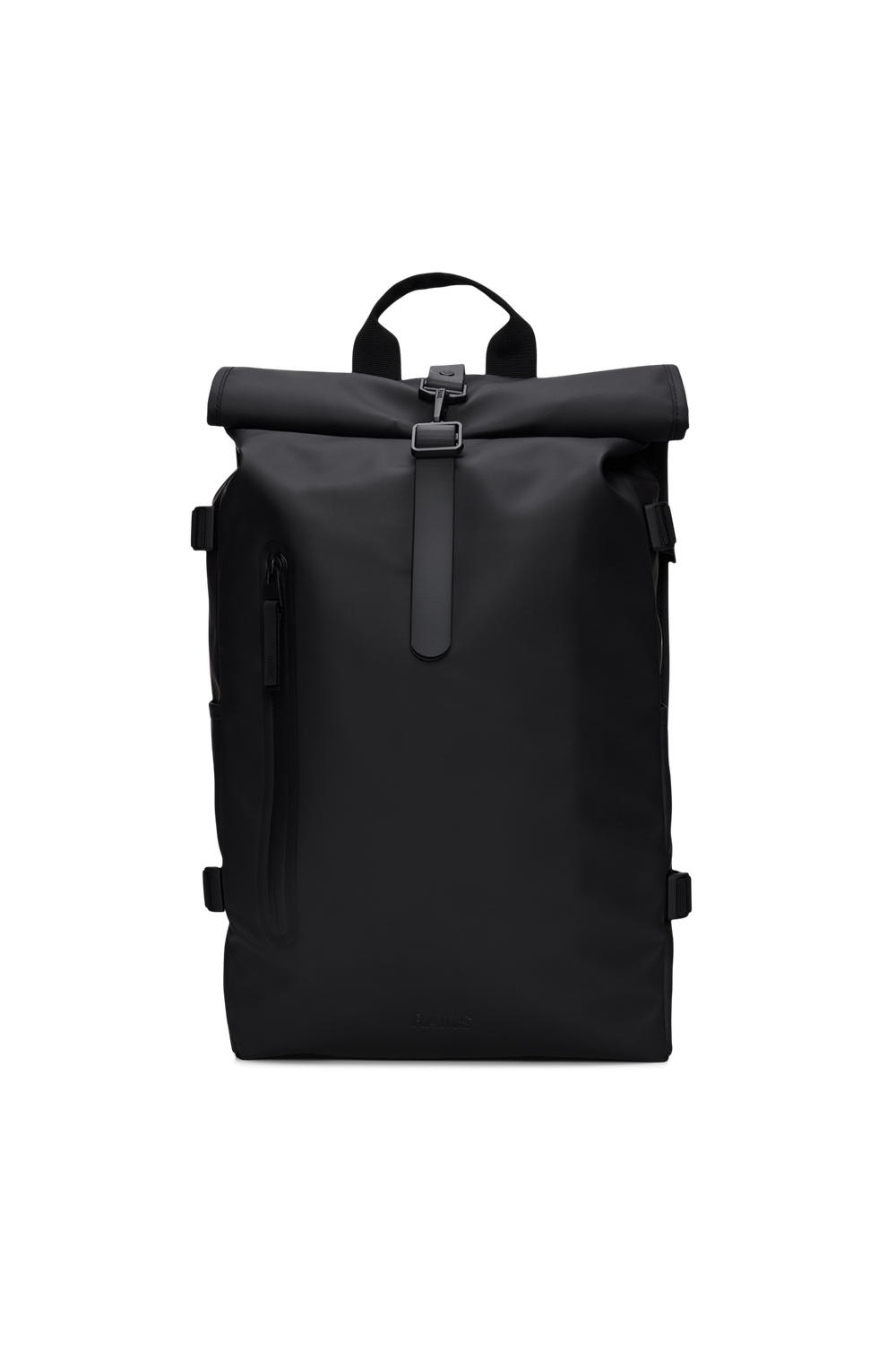 Rolltop Rucksack Large, Colour: Black