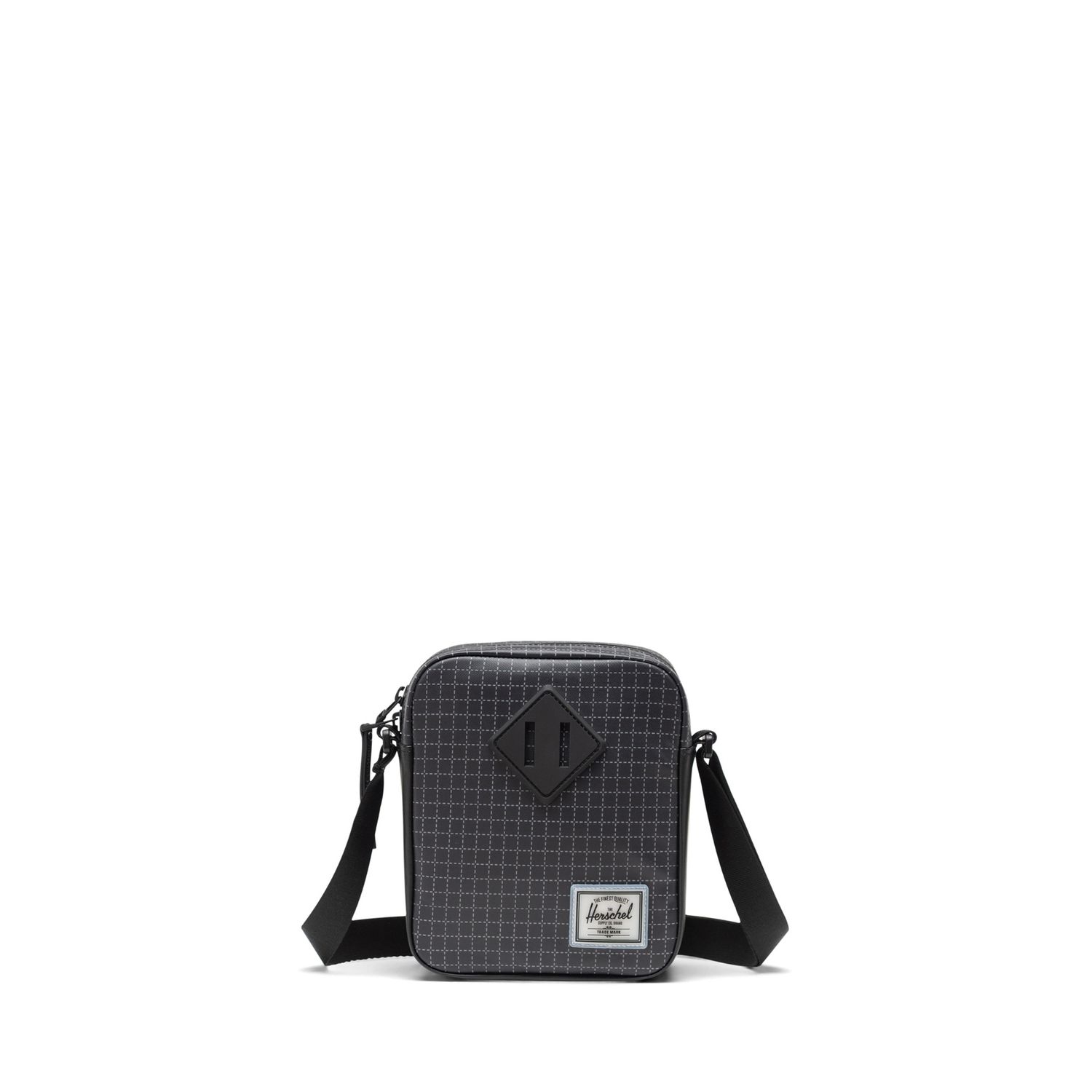 Grid Black Heritage Crossbody