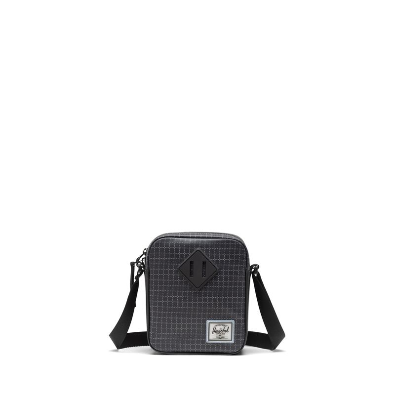 Grid Black Heritage Crossbody