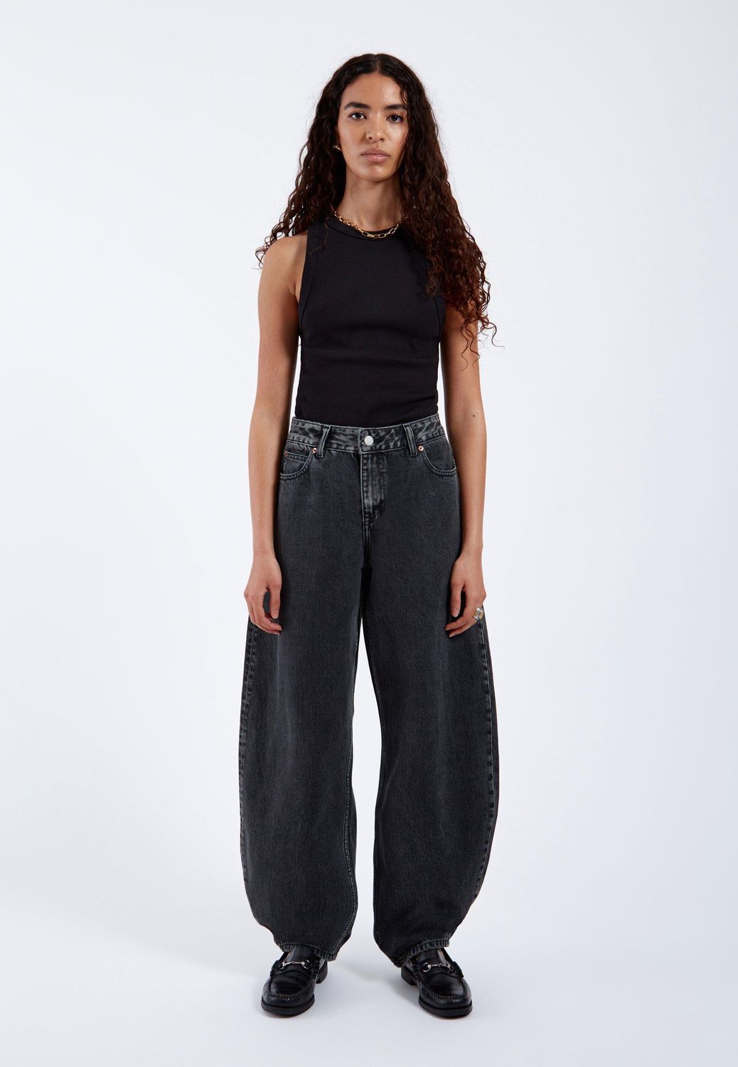 Aged Black Nanci Jeans