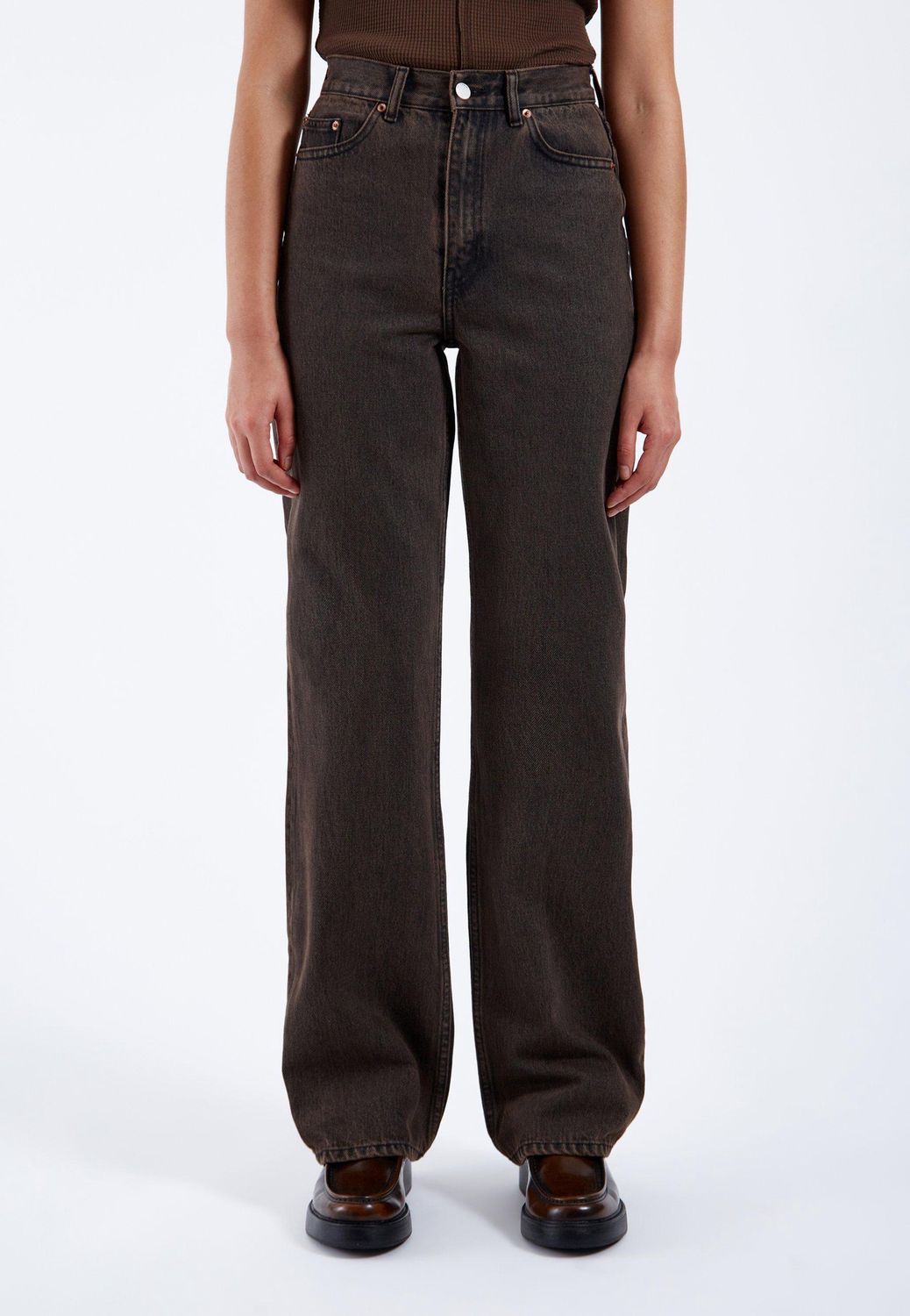 Tar Jet Brown Echo Jeans, Size: 26/30