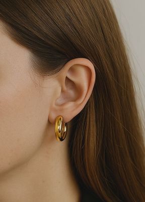 Chubby Huggie Hoops