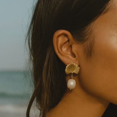 Leaf Drop Earrings