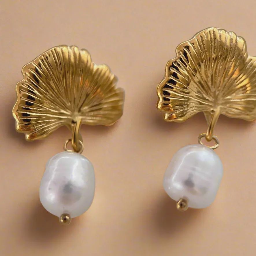 Leaf Drop Earrings