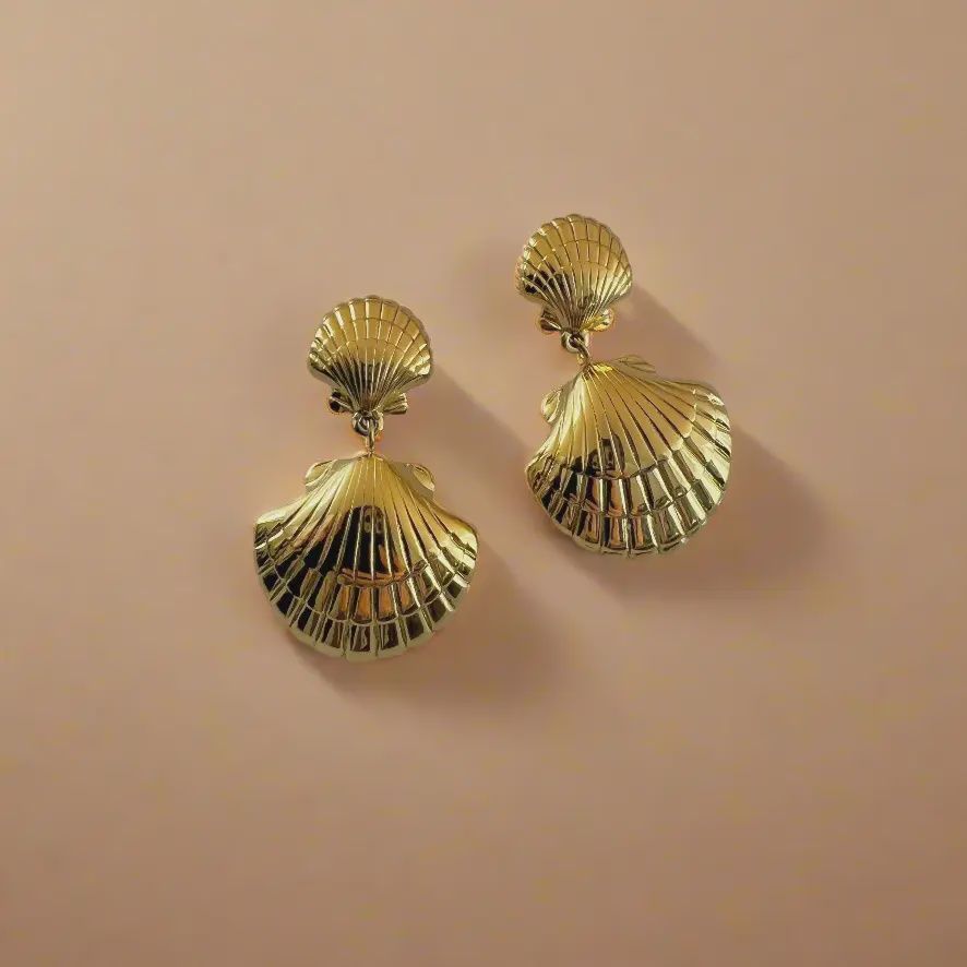 Seashell Drop Earrings