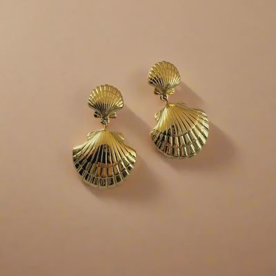 Seashell Drop Earrings