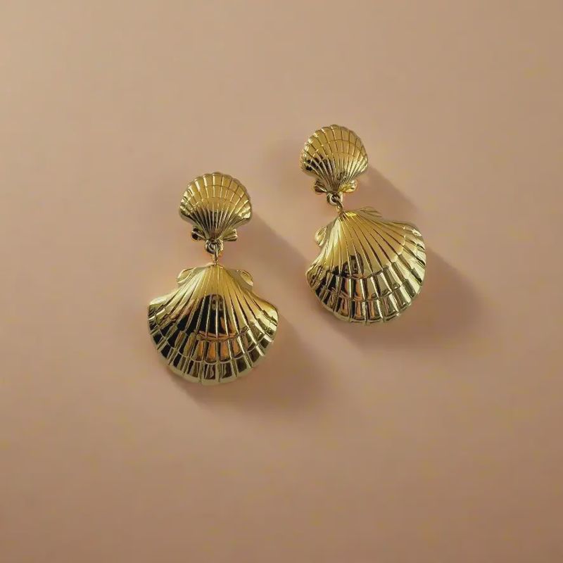 Seashell Drop Earrings