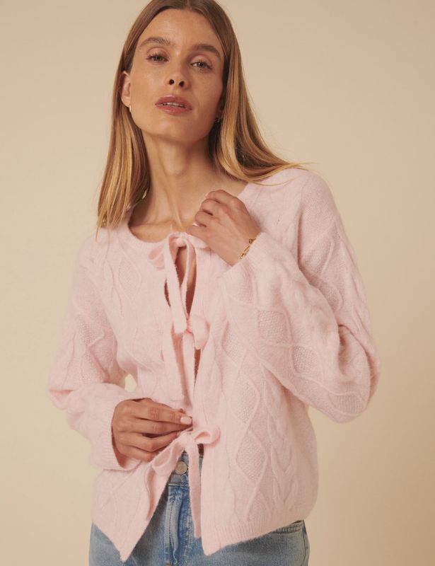 Cable Tie Cardigan