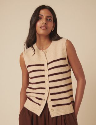 Clean Button Through Vest
