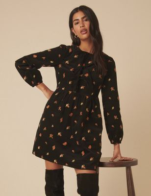 Eden Embroidered Mini Dress