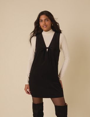 Nila Pinafore Mini Dress