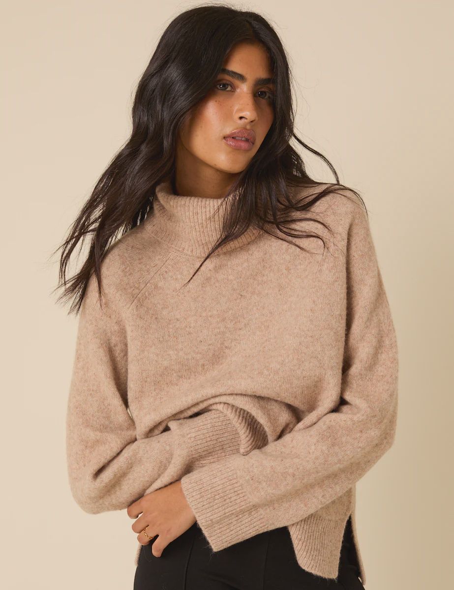 Roll Neck Jumper, Size: XS