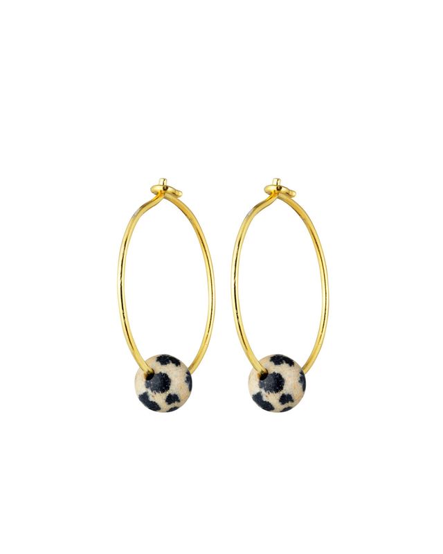 Dalmatian Earrings - 2585