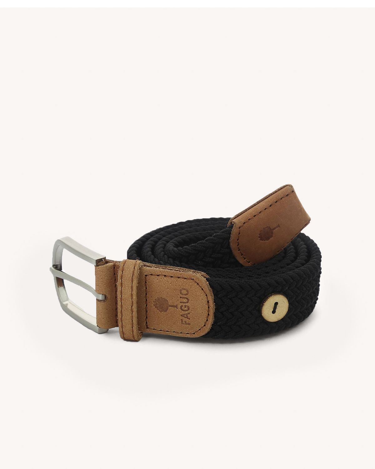 Black Woven Belt