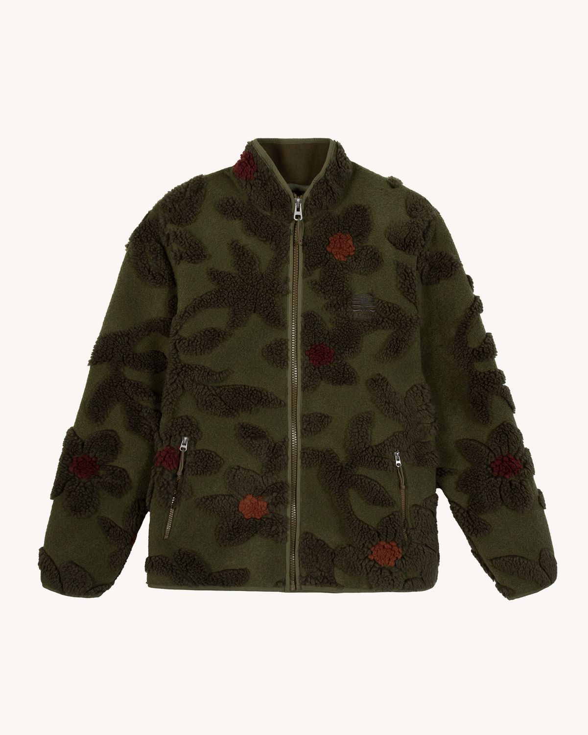 Khaki Senonche Polar Knit