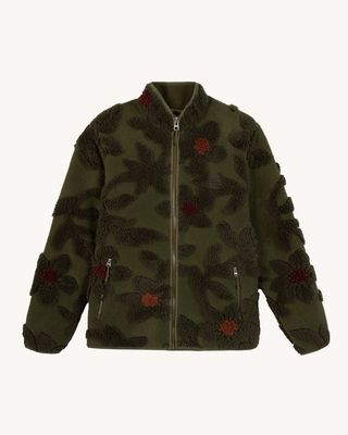Khaki Senonche Polar Knit