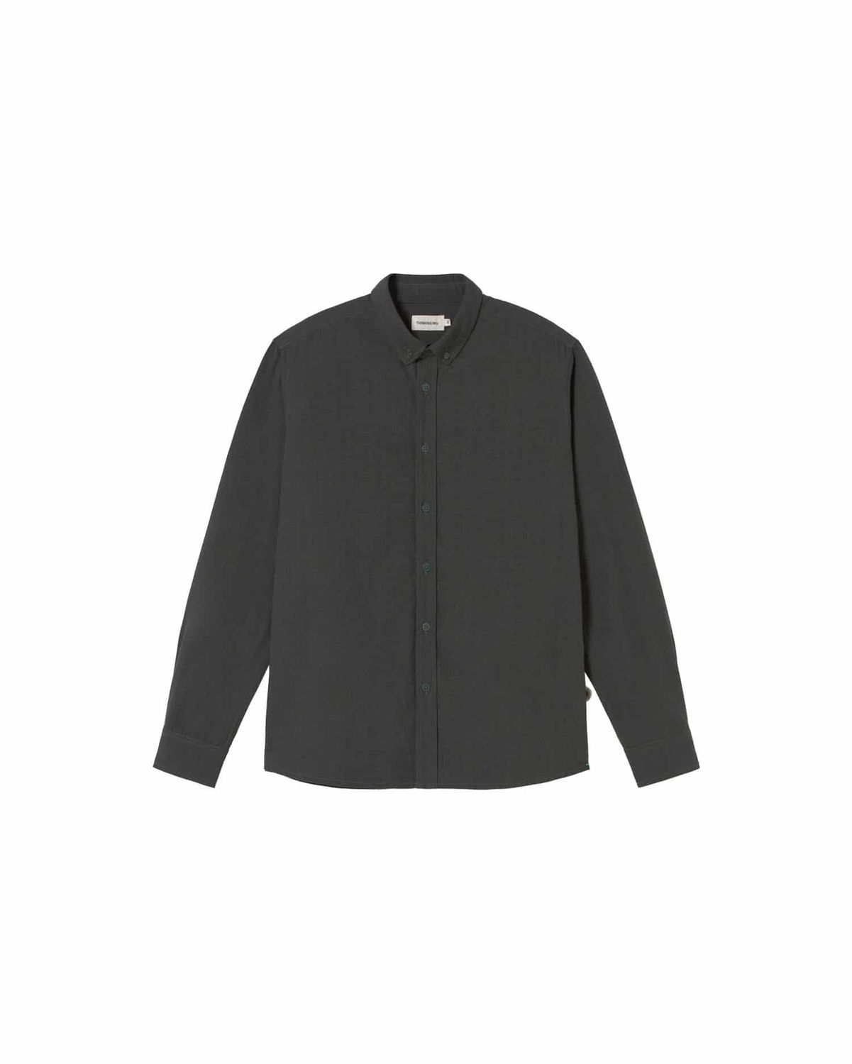 Microchecks Ant Shirt, Colour: Dark Eucalyptus, Size: S
