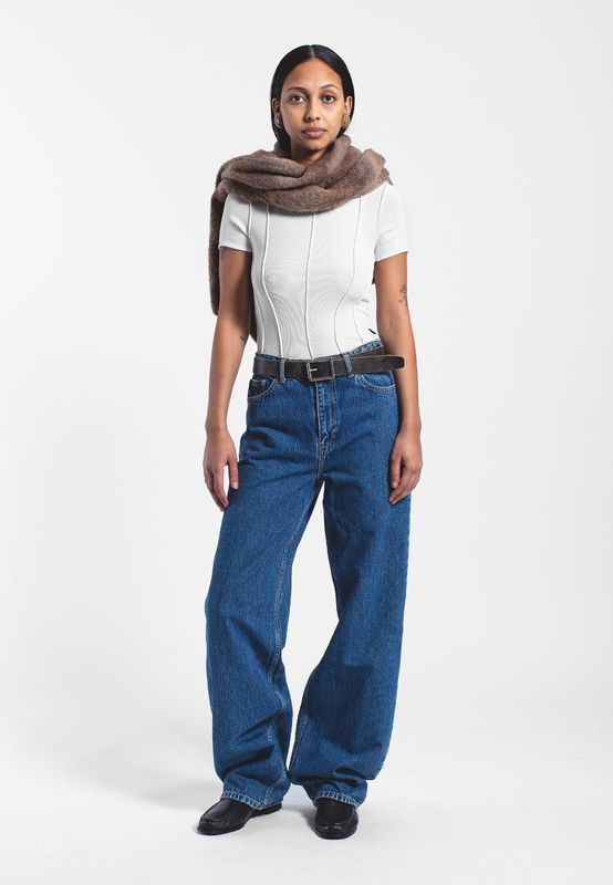 Stream Mid Stone Donna Jeans